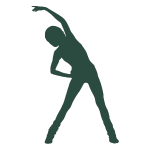 Icône étirement séance de coaching sportif à Montpellier